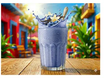 Blueberry Milk