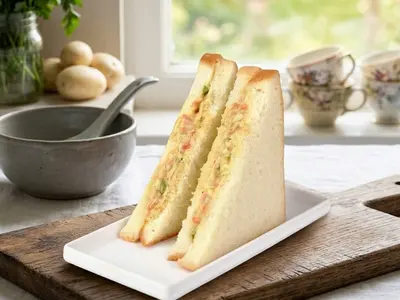 Egg Garlic Sandwich